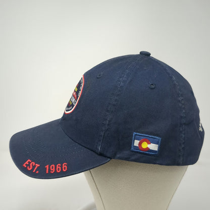 AMP Smokin' Bowls Tavern Vail Colorado Baseball Cap Blue One Size Hat EST 1966