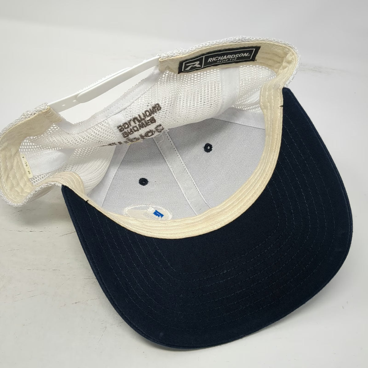 Richardson Trucker Hat Blue White One Size Innvictis Simplot Solutions Snapback