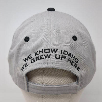 Idaho Farm Bureau Ins Strapback Hat Gray One Size Embroidered 6 Panel