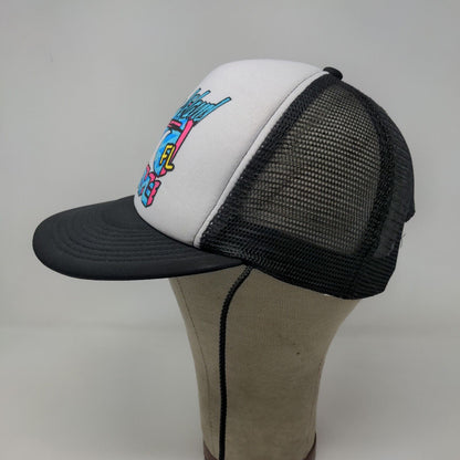 Cobra Men's Snapback Mesh Back Hat Black White OSFM Treasure Island FL Graphic