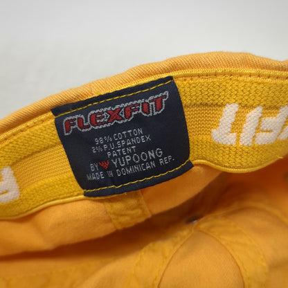 Flexfit Baseball Cap Yellow One Size Fitted Gorsuch Outfitters Vail Fish Hat