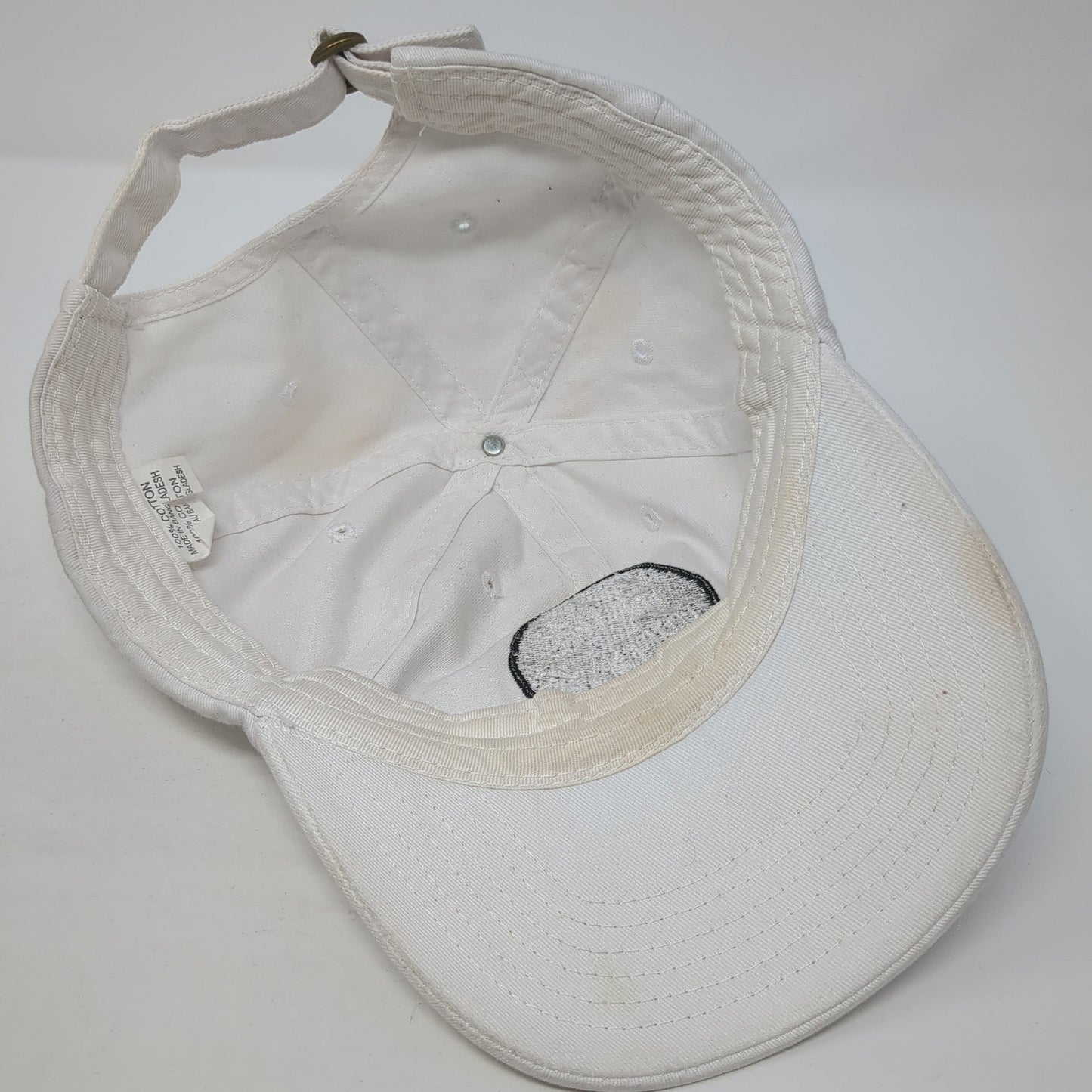 In The Upcoming Slideback Hat White One Size Adjustable Solid Outdoor