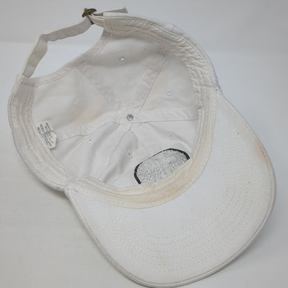 In The Upcoming Slideback Hat White One Size Adjustable Solid Outdoor