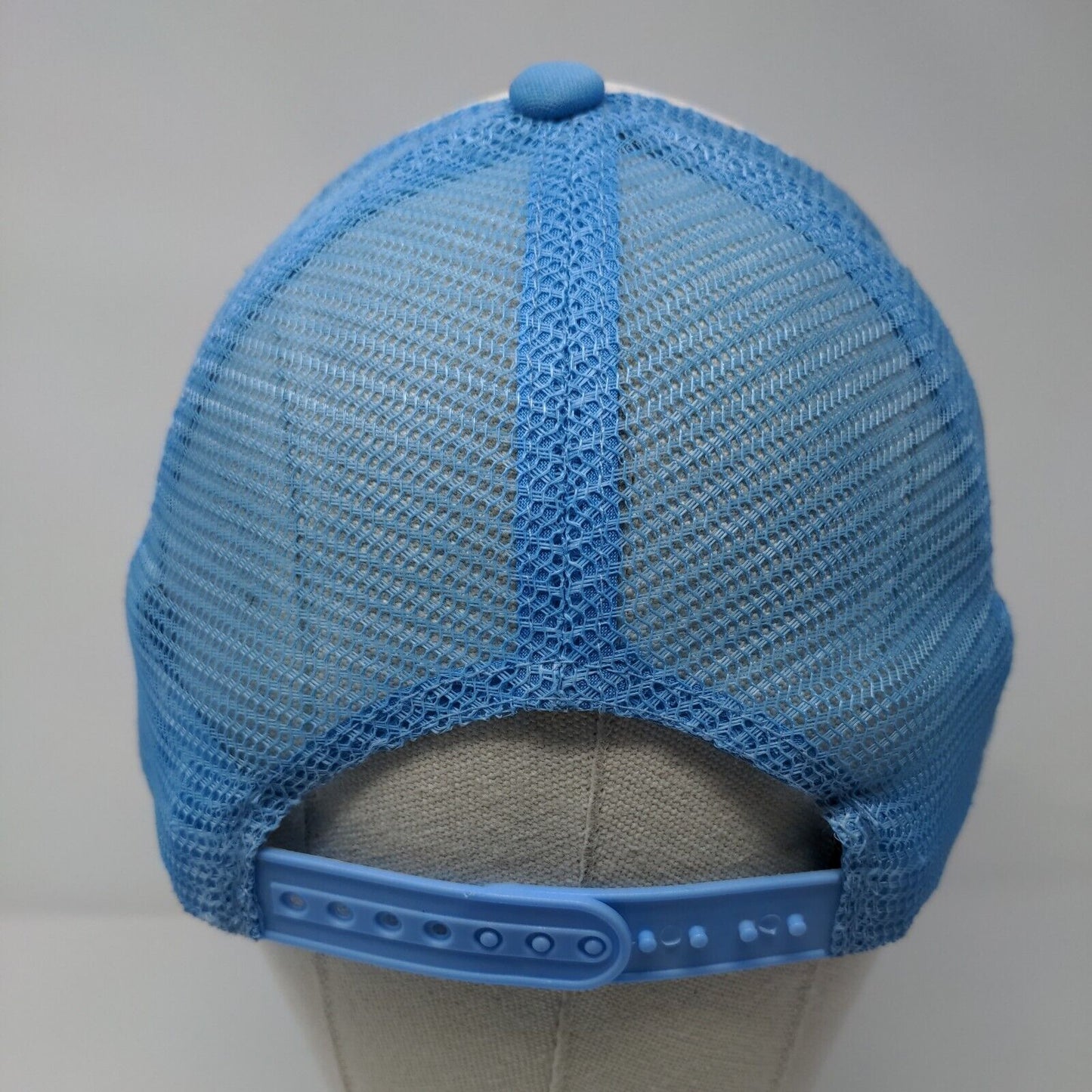 Cowgirl Snapback Mesh Back Trucker Hat Blue OSFA Adjustable Colorblock