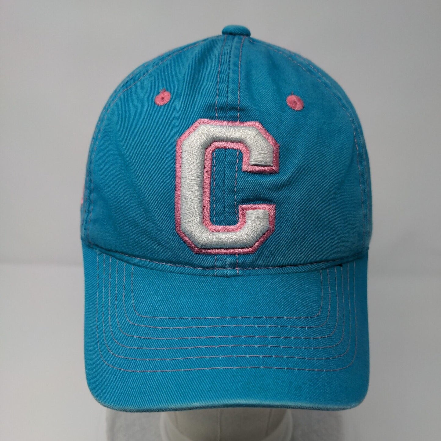 Cabela's 1961 Strapback Hat Blue OSFM Adjustable Embroidered Vented Holes