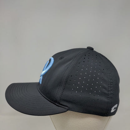 Champro Fitted Hat Black Size S/M Embroidered A Logo #12 HC1