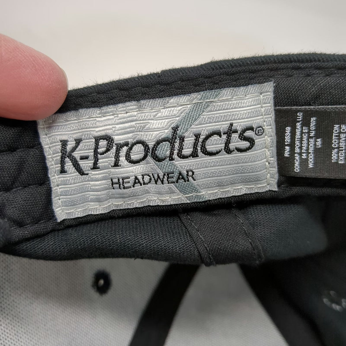 K-Products United Rental Hat Black Baseball Cap One Size Strapback Curved Brim