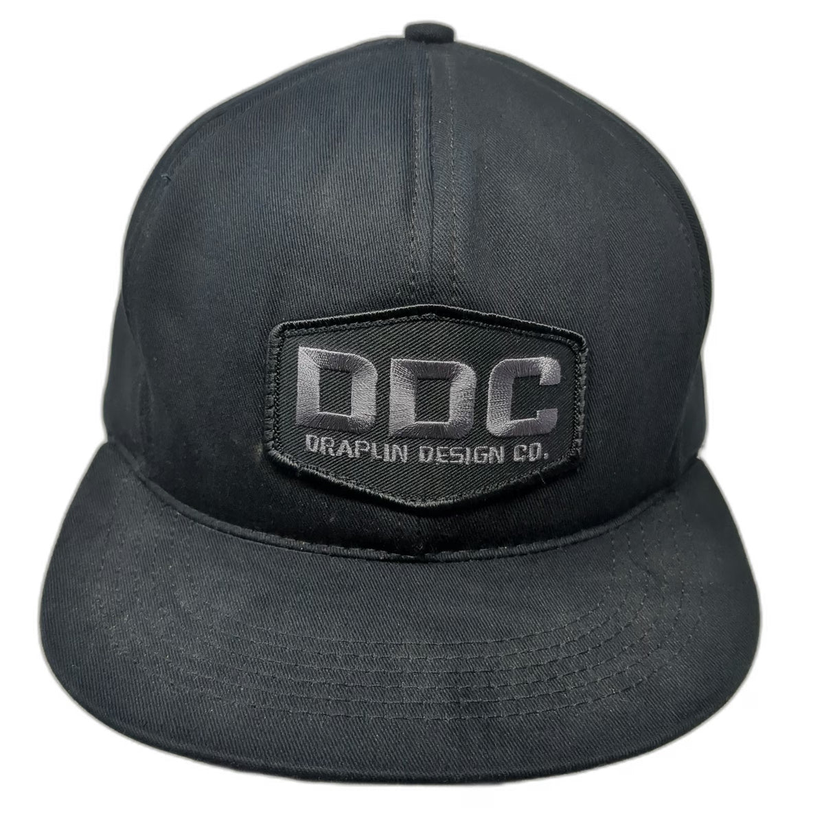 DDC Draplin Design Co Snapback Hat Black One Size 5 Panel Embroidered Patch USA