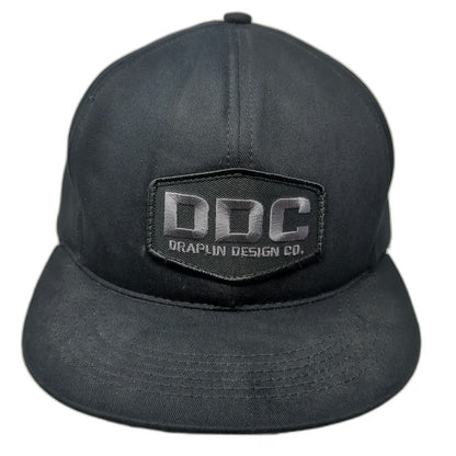 DDC Draplin Design Co Snapback Hat Black One Size 5 Panel Embroidered Patch USA