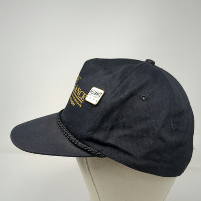 T. I. 5 Panel Black Hat One Size Snapback Rope The Alliance Allentown Detroit