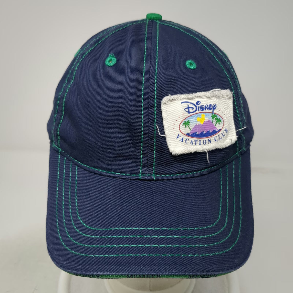 Disney Baseball Cap Blue One Size Vacation Club S.S. Member Cruise 2009 Hat