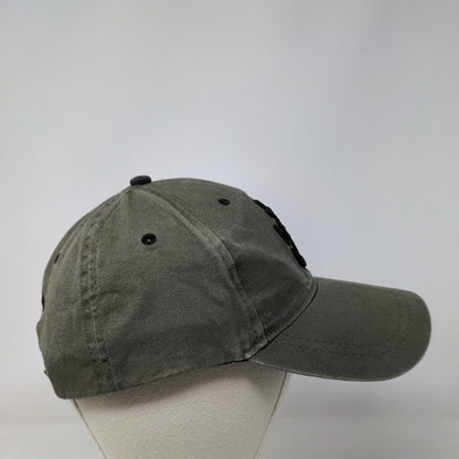 USN Since 1893 Strapback Hat Greenish-Brown Adjustable Embroidered 6 Panel