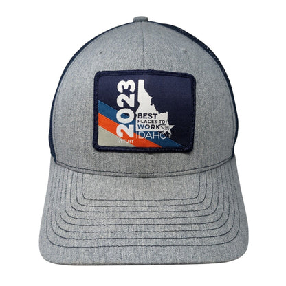 2023 Best Places To Work In Idaho Snapback Trucker Hat Multi One Size