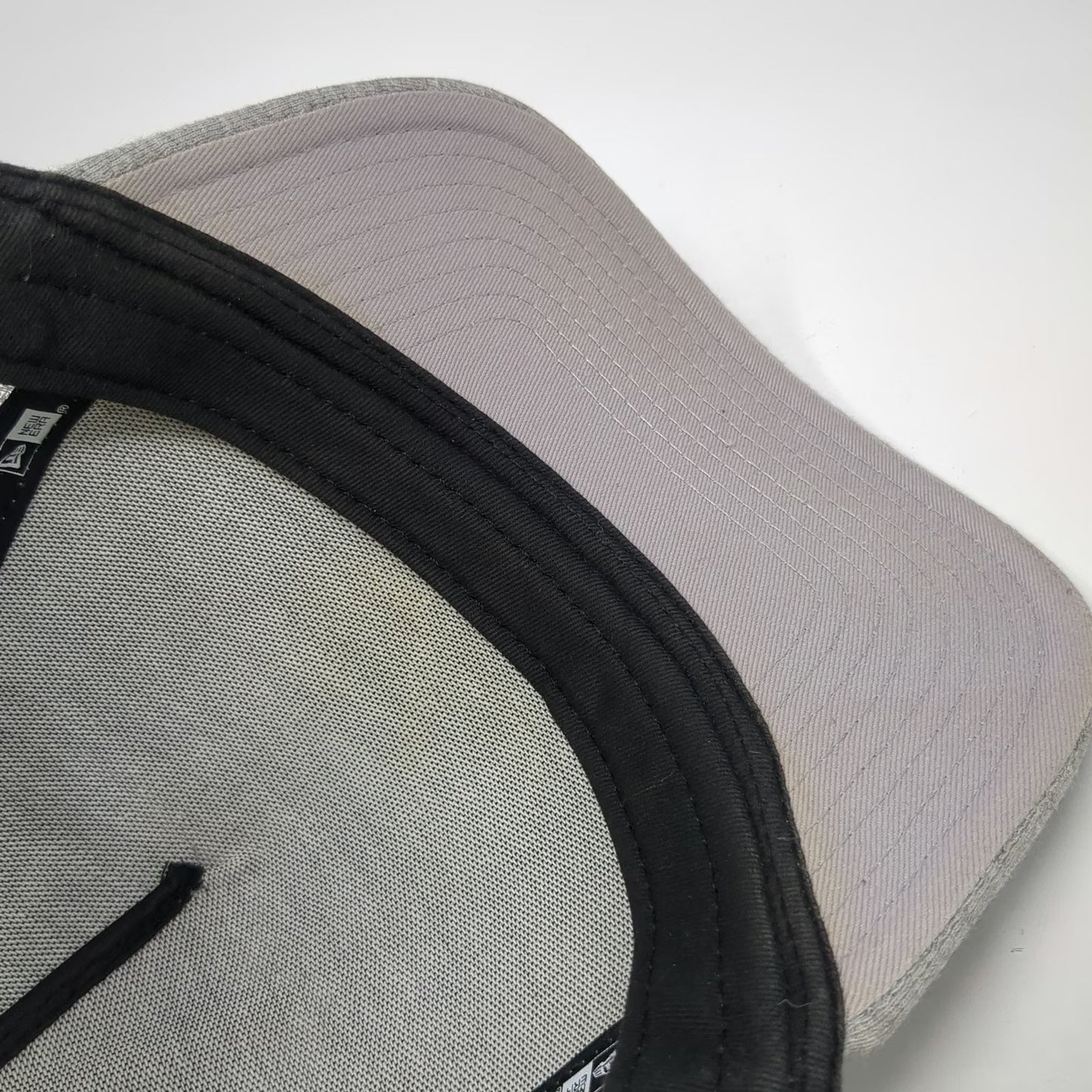 New Era Trucker Hat Gray One Size Gymshark Mesh Back Snapback Embroidered Logo