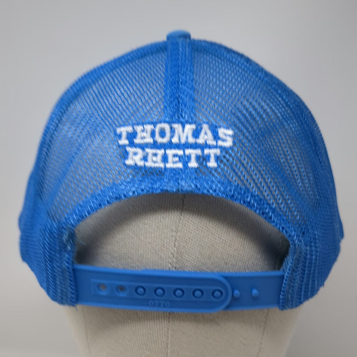 Otto Trucker Hat Blue OSFM Thomas Rhett Better In Boots Cowboy Boot Mesh Rope