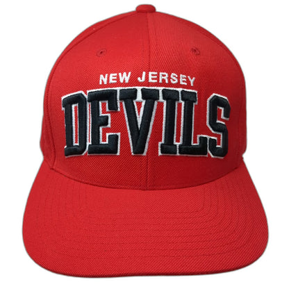 Mitchell & Ness New Jersey Devils NHL Red Snapback One Size Green Underbrim Hat