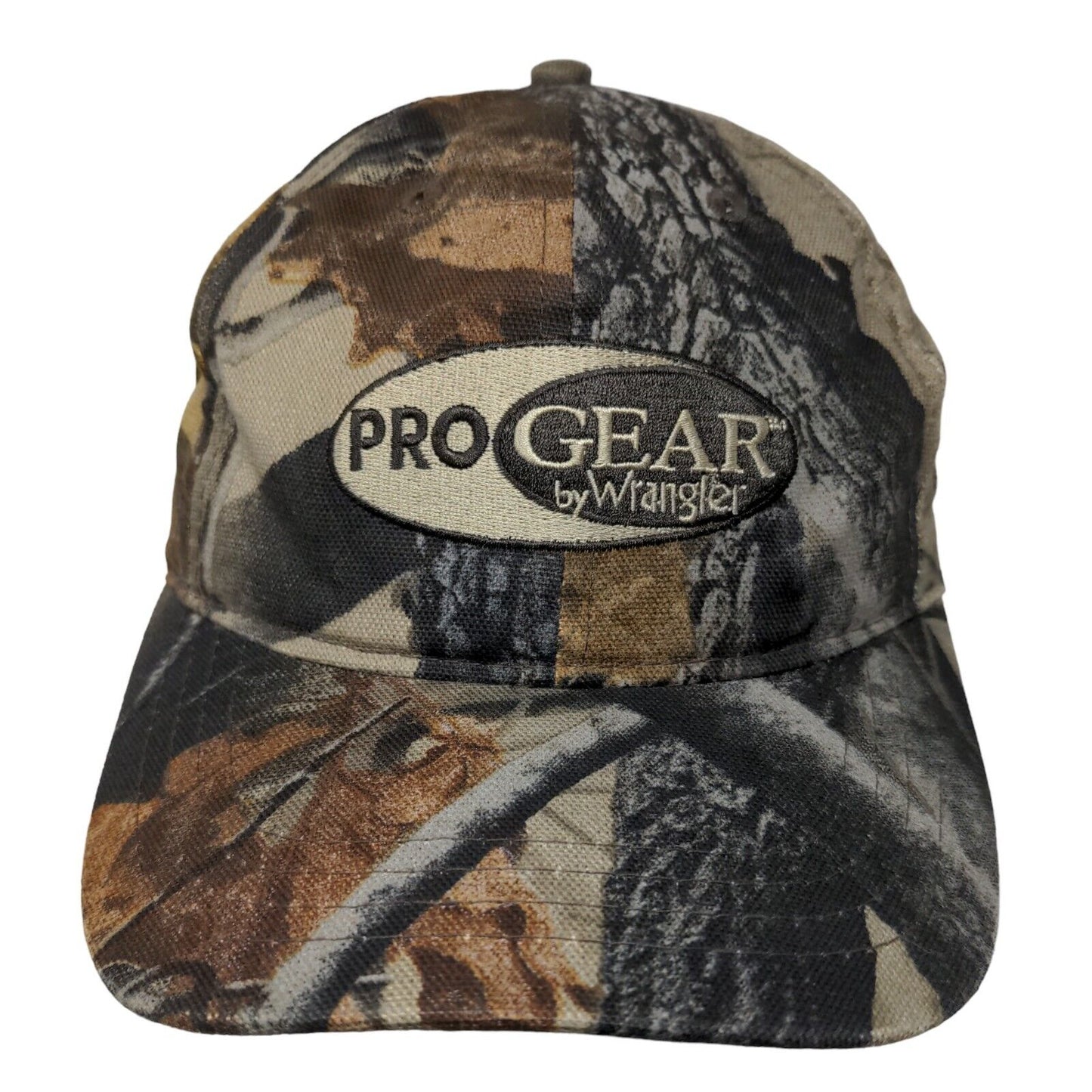 Pro Gear by Wrangler Men's Slideback Camo Hat Multicolor OSFA Embroidered Logo