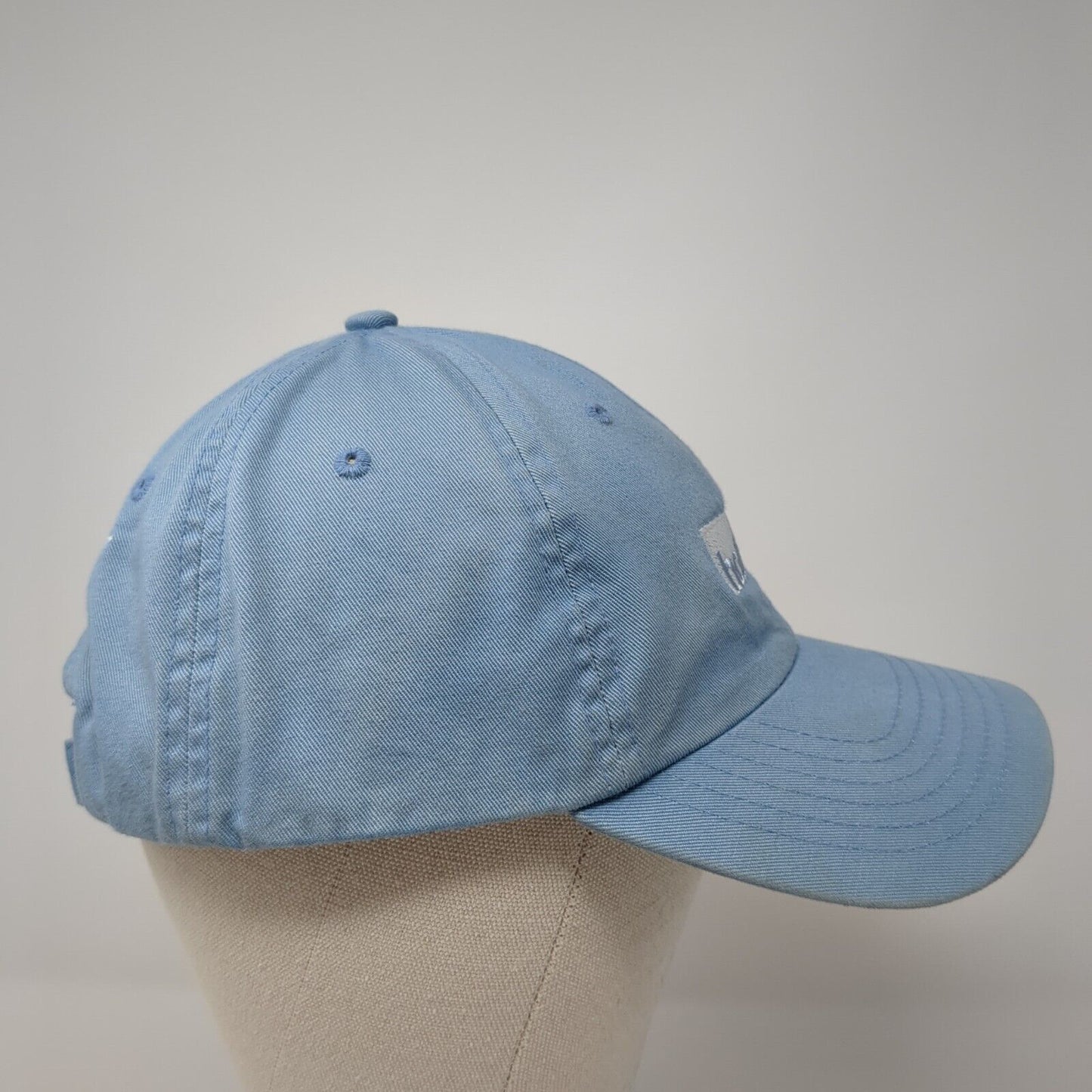 Hoffman Slideback Hat Blue One Size Adjustable Embroidered 6 Panel