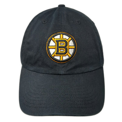 '47 Boston Bruins NHL Black Cap OSFM Slideback Embroidered Curved Brim Cotton