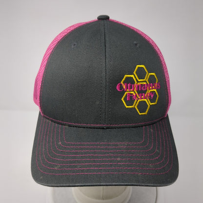 Oltmanns Honey Strapback Trucker Hat Multi OS Adjustable Mesh Back Richardson