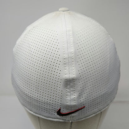 Nike Baseball Cap Gray L Tiger Woods TW Logo Dri-Fit ADV Perforated Legacy91 Hat