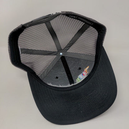Pioneers by Nature Dairy West Snapback Trucker Hat Black One Size Richardson