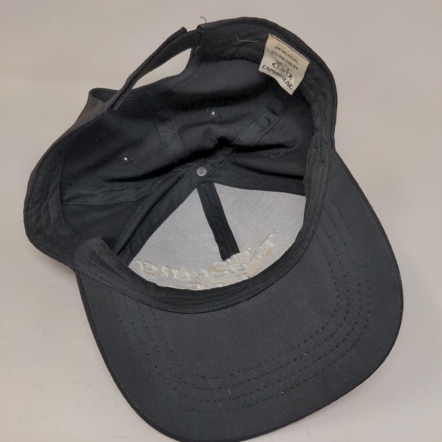 The Trucking Life Flying Pilot Strapback Hat Black OSFA Embroidered 6 Panel