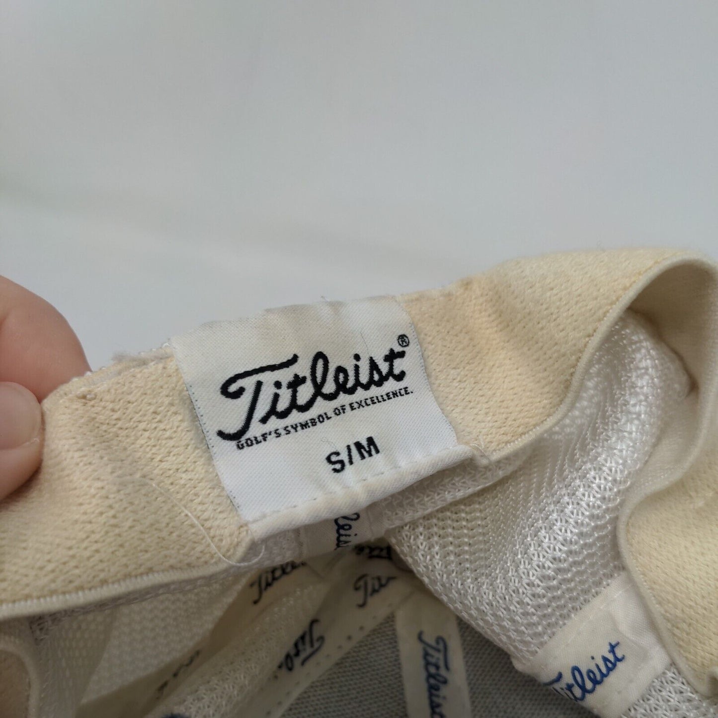 Titleist Mesh Back Fitted Hat S/M Embroidered Colorblock Vent Holes