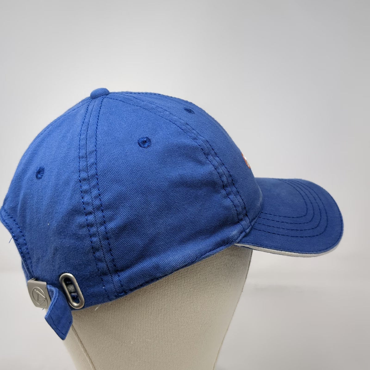 PNC Bank Baseball Cap Blue One Size Adjustable Cotton Sandwich Brim Logo Hat