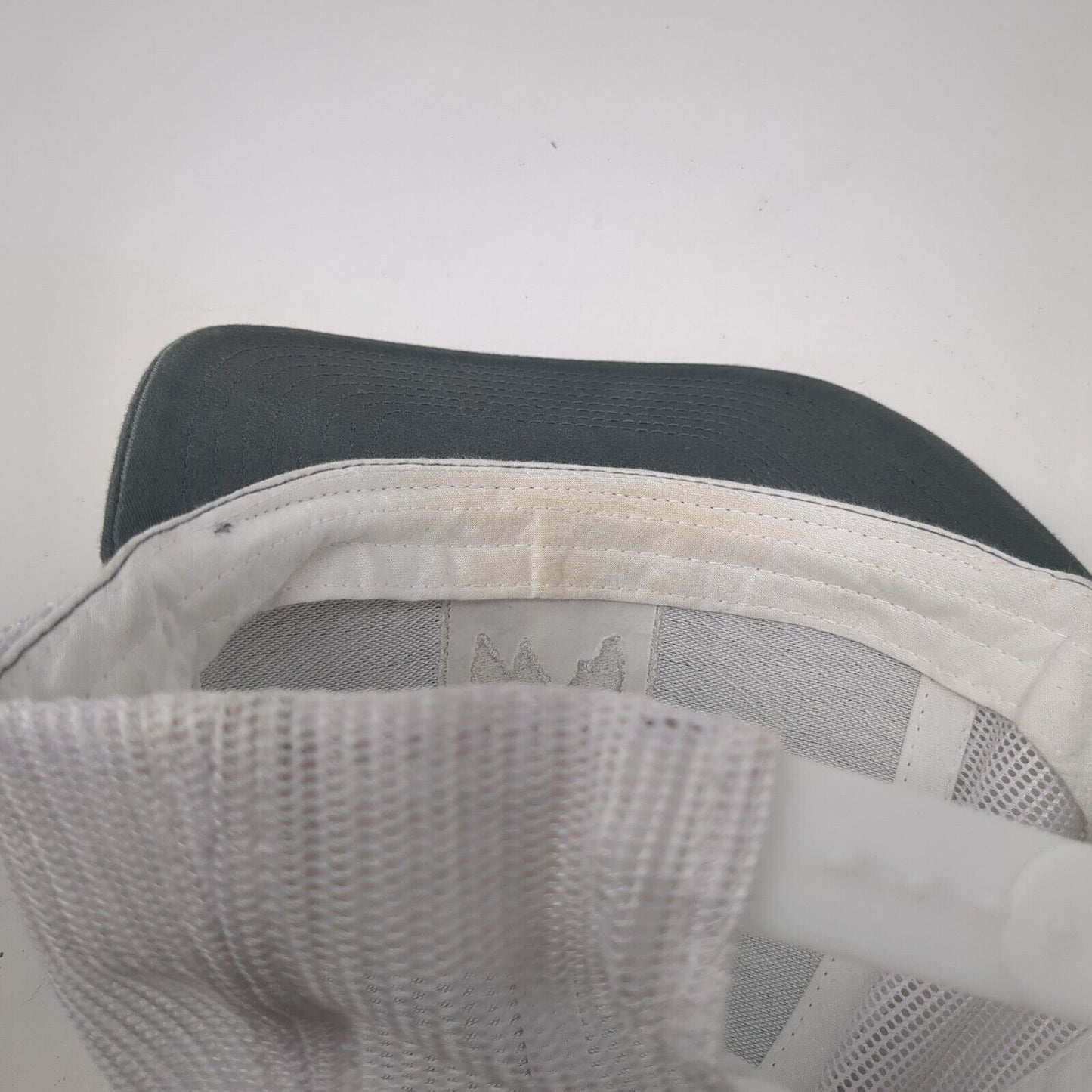 Pacific Headwear Snapback Mesh Back Trucker Hat Gray OSFA Embroidered