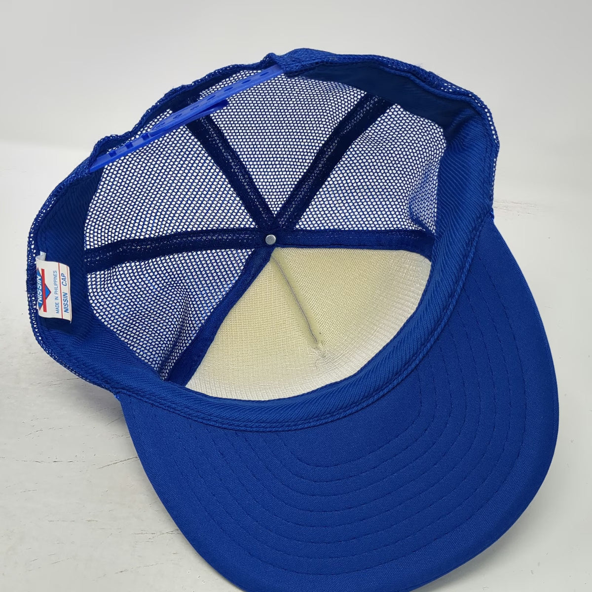 Nissin Trucker Hat Blue One Size Snapback Mesh Back G&R Ag Products Spraying