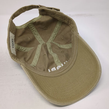 Vuori Baseball Cap Green OSFM Embroidered Logo Adjustable Slideback Twill Hat