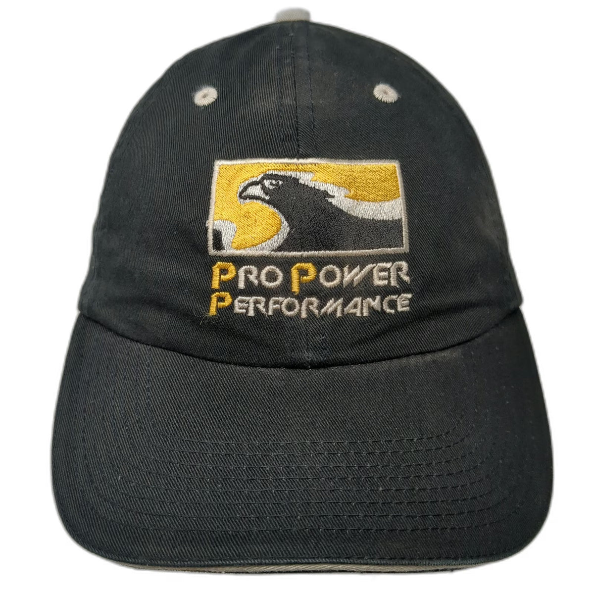 Fahrenheit Pro Power Performance Eagle Logo Hat Black OSFM Baseball Cap Boise