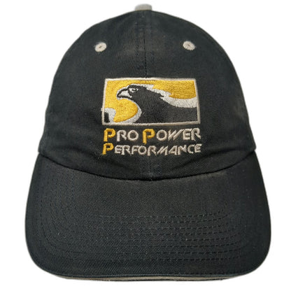 Fahrenheit Pro Power Performance Eagle Logo Hat Black OSFM Baseball Cap Boise