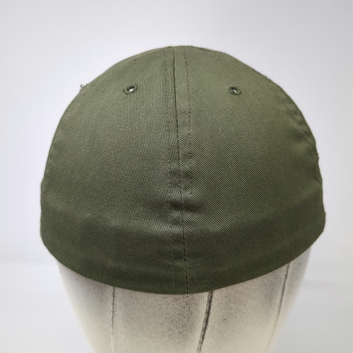 M&B Headwear Co Cap Green 7 Fitted Hot Weather Military US Army Hat Vintage