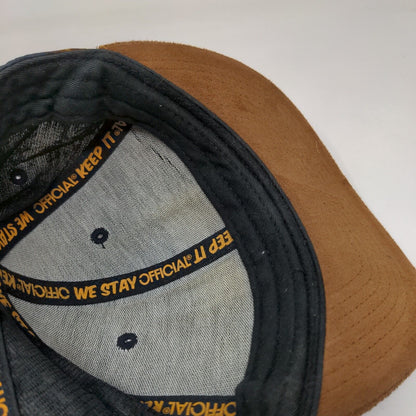Keep It Official Strapback Hat Multicolor One Size Floral Leather Strap