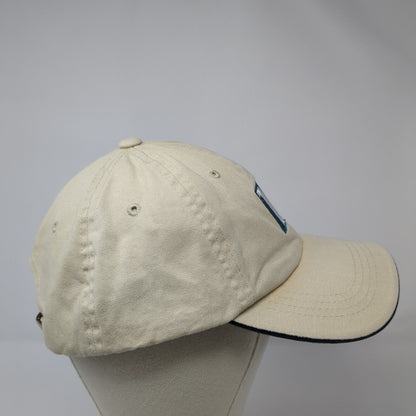 Sportsman Slideback Baseball Cap Beige One Size Adjustable Vented Holes 6 Panel