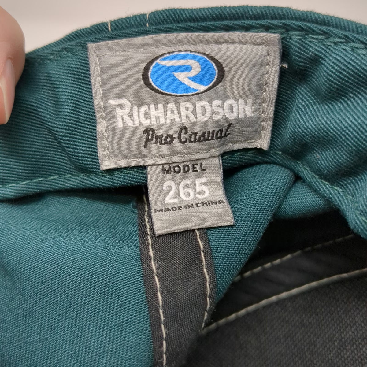 Richardson Baseball Cap Green One Size Farm Bureau Insurance Contrast Stitching