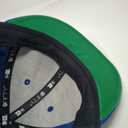 Indianapolis Colts NFL New Era Snapback Blue One Size Green Underbrim 9FIFTY Hat
