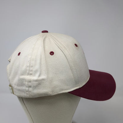 Cali Fame Baseball Cap White Red OS Rancho Park Los Angeles Golf Made in USA