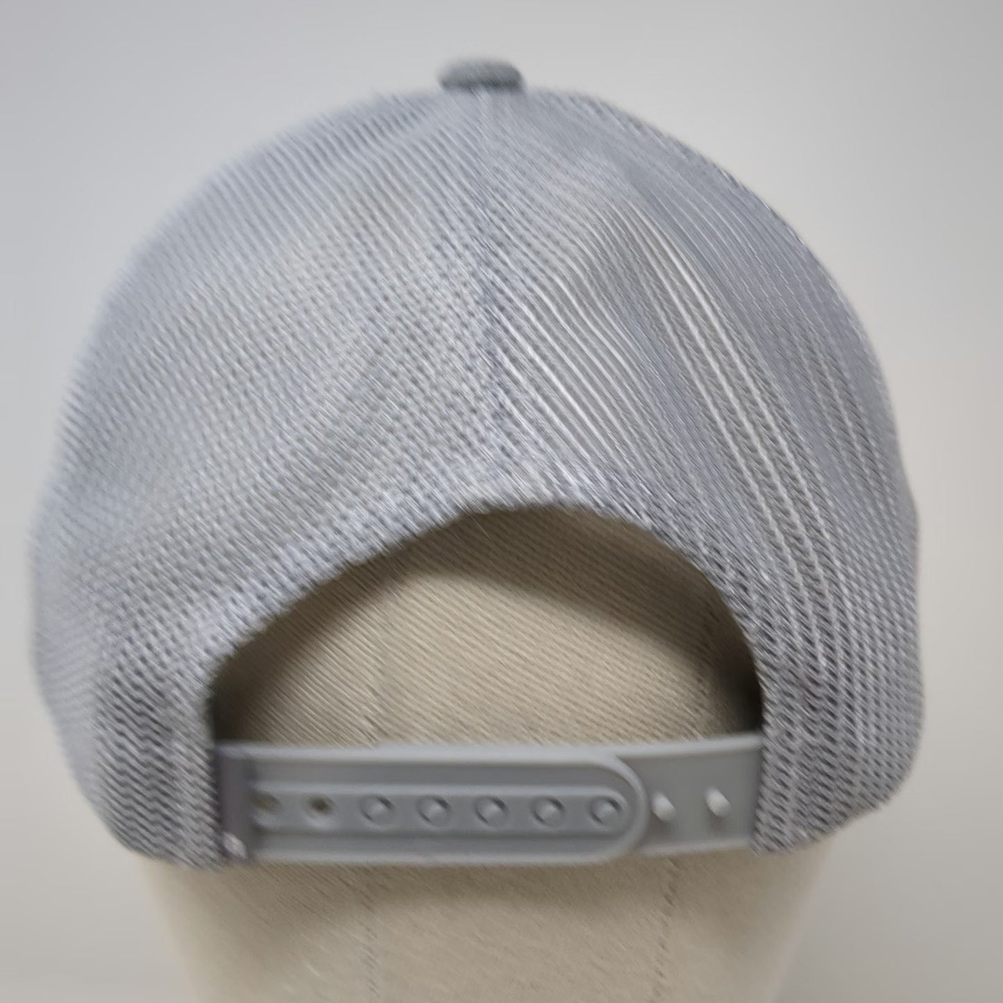 TravisMathew Trucker Hat Gray OSFM Flexfit 110 Snapback Mesh Patch California