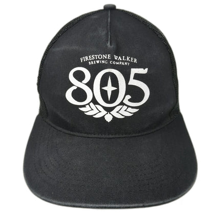 Boelter Trucker Hat Black One Size Firestone Walker 805 Beer Mesh Snapback Cap