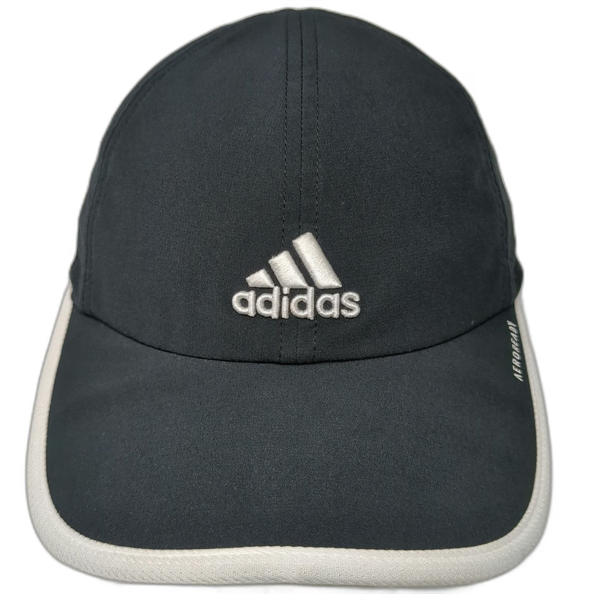 Adidas Baseball Cap Black One Size Aeroready Strapback Side Mesh Hat Sport