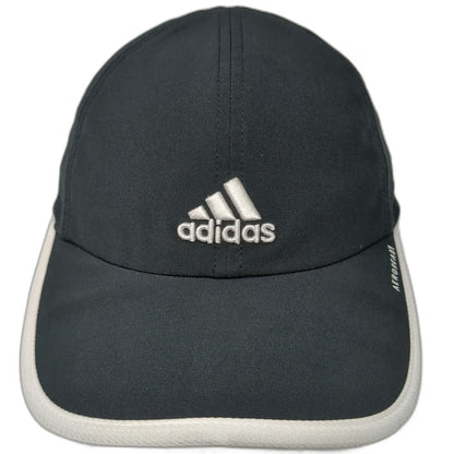 Adidas Baseball Cap Black One Size Aeroready Strapback Side Mesh Hat Sport