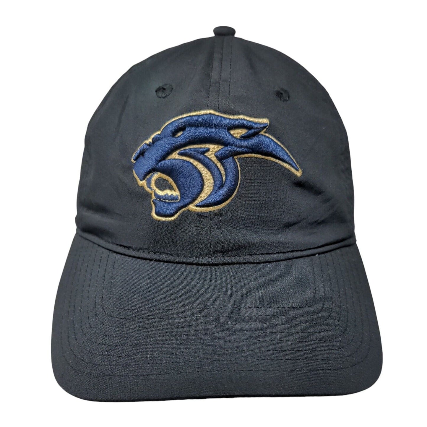 The Game Slideback Hat Embroidered Cat Logo Polyester Blend OSFM Black