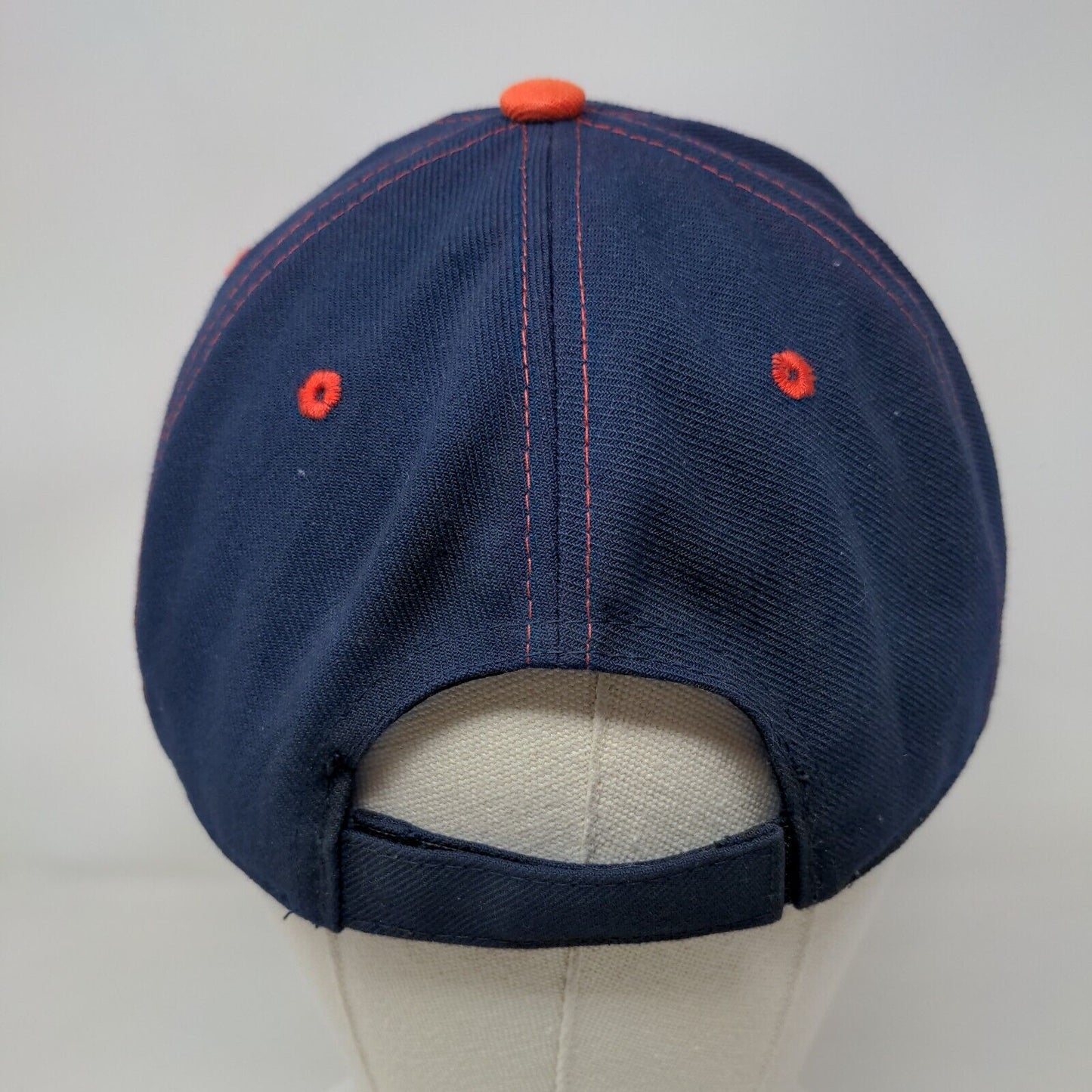 NFL Team New England Patriots Strapback Hat Blue OSFA Embroidered Logo