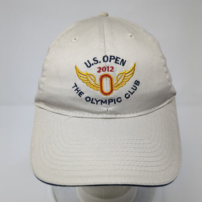 U.S. Open 2012 The Olympic Club USGA Slideback Hat Tan OS Adjustable Embroidered
