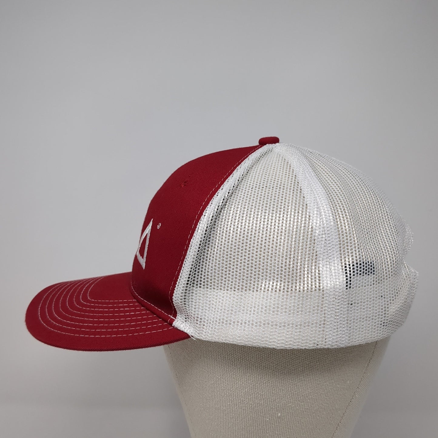 ZOA Energy Trucker Hat Red One Size Adjustable Mesh Back Port Authority