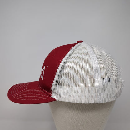 ZOA Energy Trucker Hat Red One Size Adjustable Mesh Back Port Authority