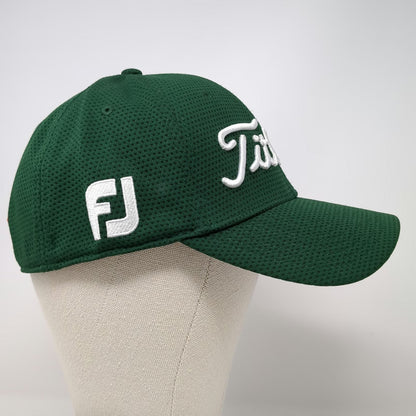 Titleist New Era Baseball Cap Green L Pro V1 FootJoy FJ Stretch Fit Hat